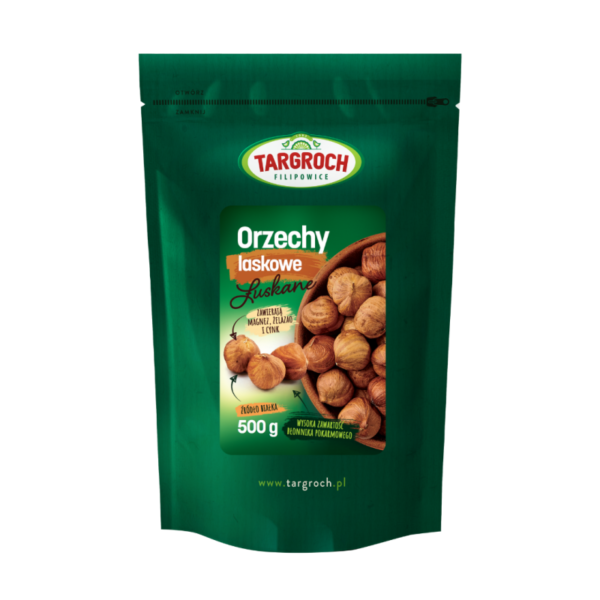 Orzechy laskowe łuszczone (500 g) Targroch