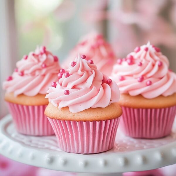 Papilotki Jasny róż papierowe do muffin PME 60 szt - obrazek 6