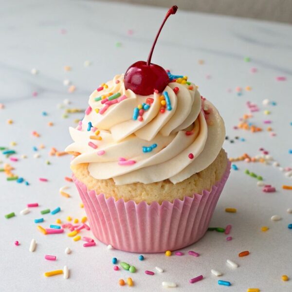 Papilotki Jasny róż papierowe do muffin PME 60 szt - obrazek 5