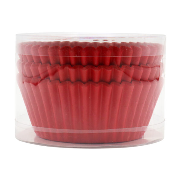 Papilotki Czerwone papierowe do muffinek PME 60szt - obrazek 3