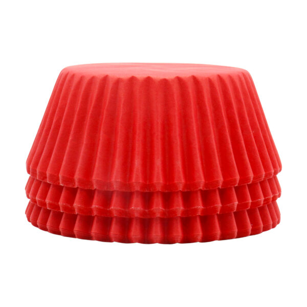 Papilotki Czerwone papierowe do muffinek PME 60szt - obrazek 4