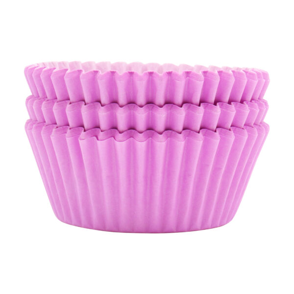 Papilotki Fioletowe papierowe do muffinek PME 60 szt - obrazek 2