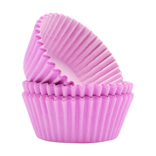 Papilotki Fioletowe papierowe do muffinek PME 60 szt