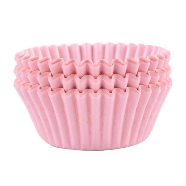 Papilotki Jasny róż papierowe do muffin PME 60 szt - obrazek 4