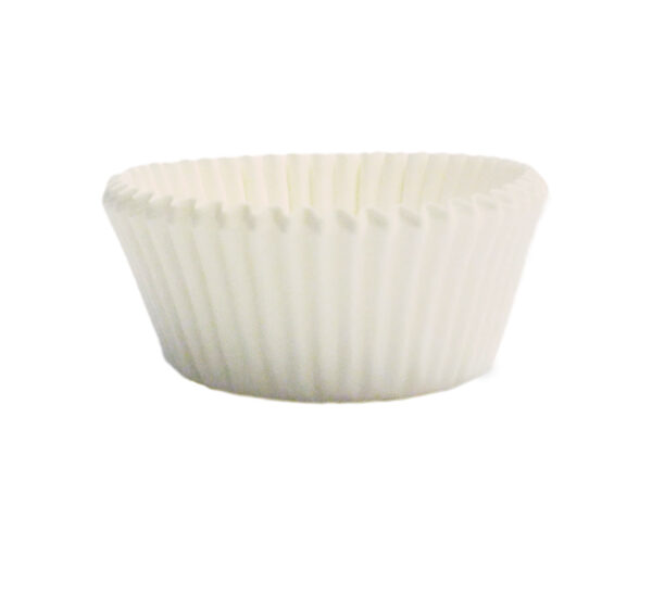Papilotki Białe do muffinek papierowe PME 30szt - obrazek 2