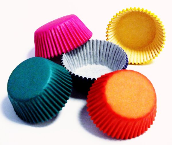 Papilotki kolorowy mix na muffinki Mini 100 szt PME - obrazek 5