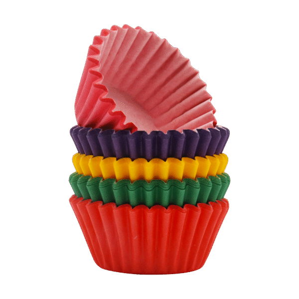 Papilotki kolorowy mix na muffinki Mini 100 szt PME