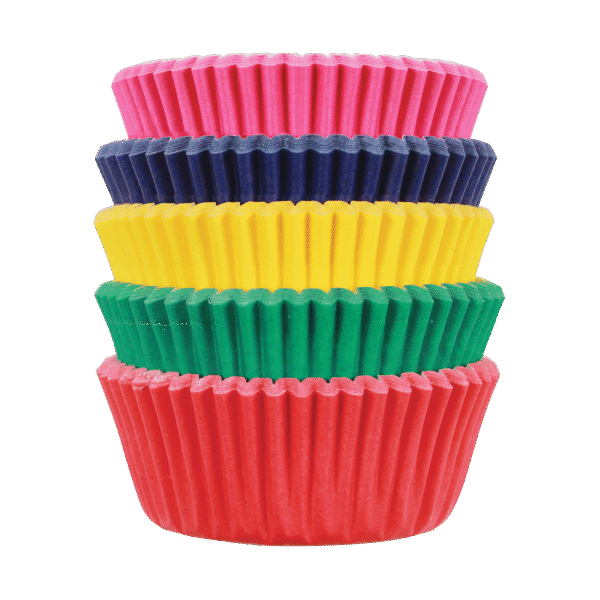 Papilotki kolorowy mix na muffinki Mini 100 szt PME - obrazek 3