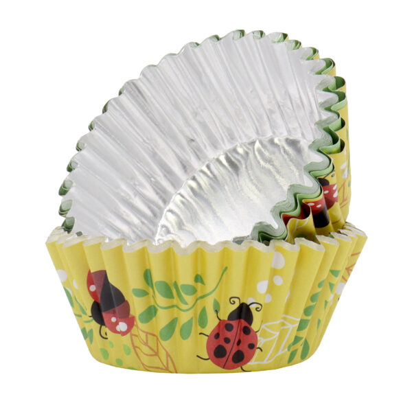 PAPILOTKI  do muffinek/babeczek BIEDRONKI  30szt - obrazek 2