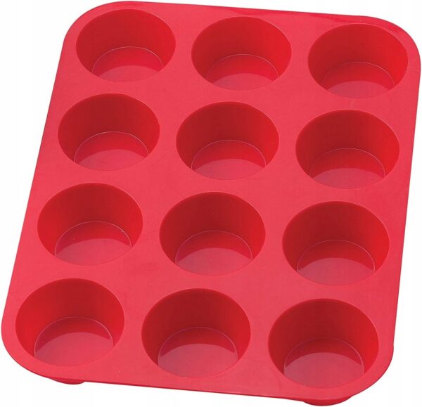 Forma silikonowa do pieczenia na muffin/babeczek na 12 szt