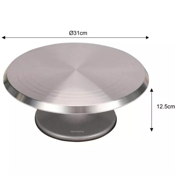 Patera Obrotowa metalowa 30 CM H12,5 cm