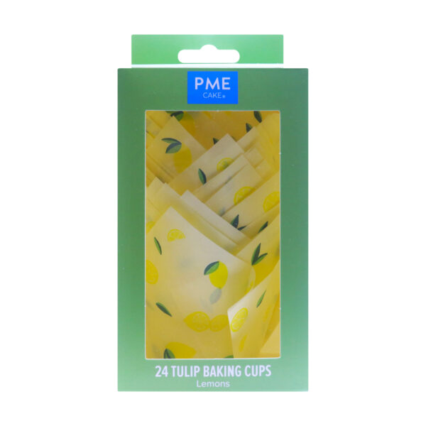 Papilotki do muffinek Tulipany "w Lemony"24szt PME - obrazek 2