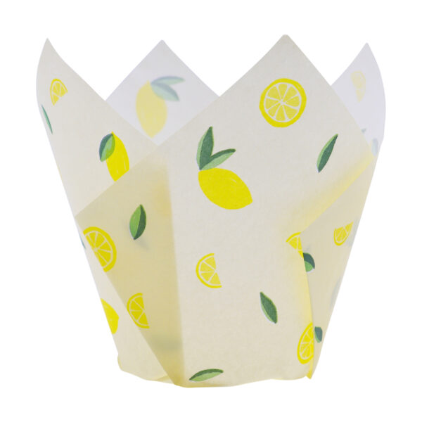 Papilotki do muffinek Tulipany "w Lemony"24szt PME - obrazek 3