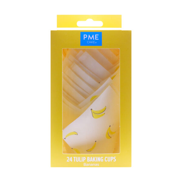 Papilotki do muffinek tulipany -Bananas 24 szt PME - obrazek 5