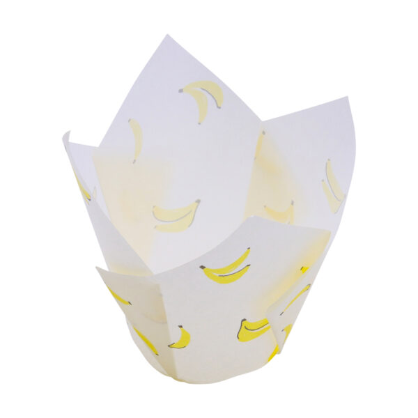 Papilotki do muffinek tulipany -Bananas 24 szt PME - obrazek 3