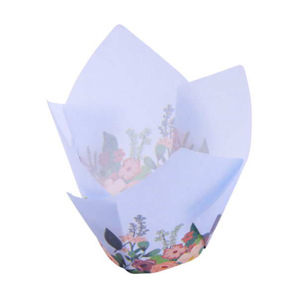 Papilotki do pieczenia muffinek Tulipany 24szt PME - obrazek 3