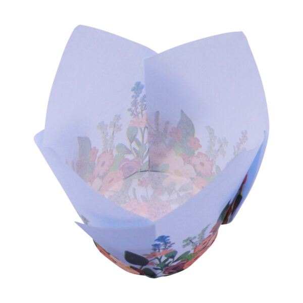 Papilotki do pieczenia muffinek Tulipany 24szt PME - obrazek 2