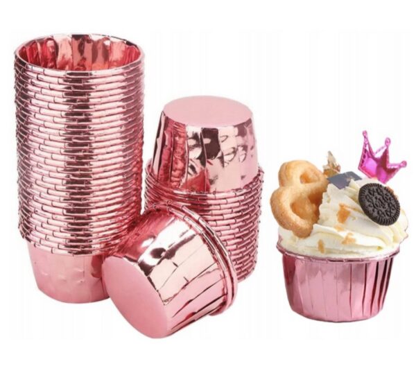 Foremki do muffinek/babeczek Miedziane 50szt