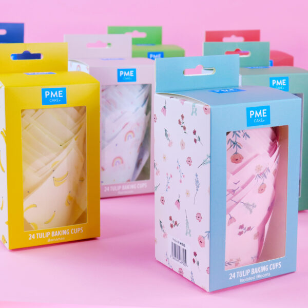 Papilotki do pieczenia muffinek Tulipany 24szt PME - obrazek 6