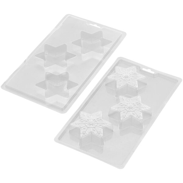 FOREMKA DO CZEKOLADEK ŚNIEŻYNKI 3D - Wilton - obrazek 3