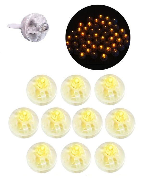 Diody Led do balonów światło białe ciepłe 10szt.
