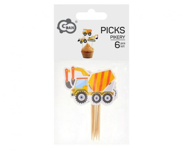 TOPPER papierowy Plac Budowy 6 szt - obrazek 2