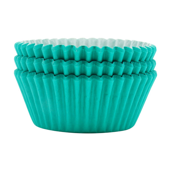 Papilotki Zielone papierowe do babeczek/muffinek PME 60 szt - obrazek 2
