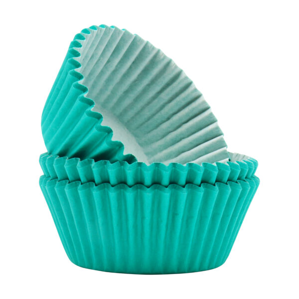 Papilotki Zielone papierowe do babeczek/muffinek PME 60 szt