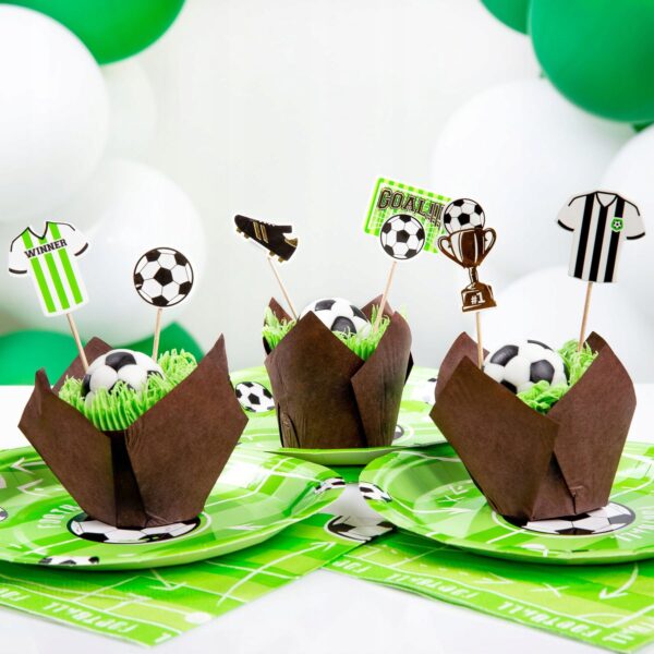 TOPPER  PAPIEROWY FOOTBALL,6 szt - obrazek 4