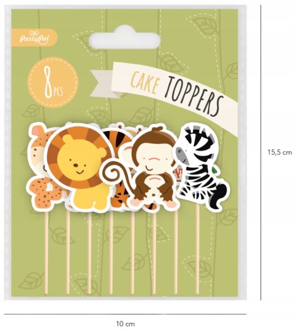 TOPPER PAPIEROWY NA BABECZKI - SAFARI - obrazek 3