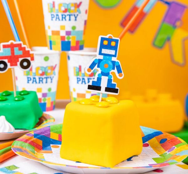 TOPPER  PAPIEROWY  LEGO ,5 szt - obrazek 2