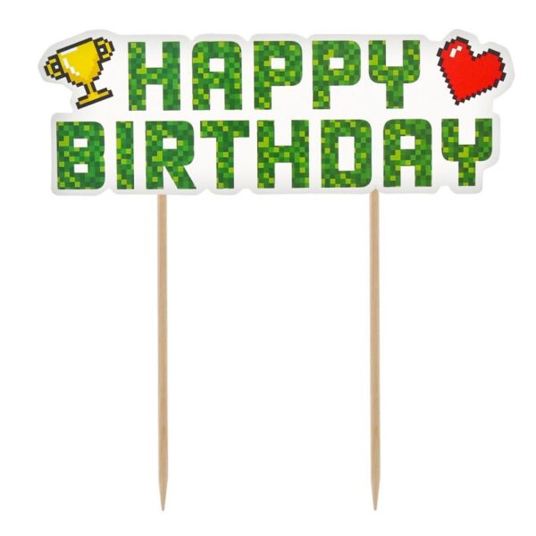 Dekoracja papierowa Game On - Happy birthday - obrazek 4