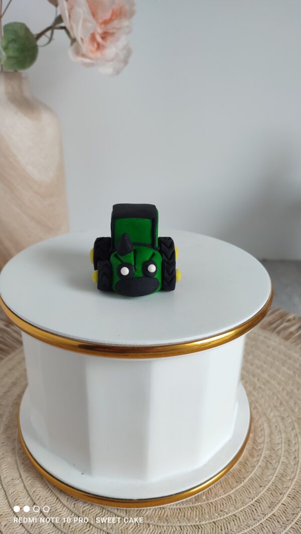 Figurka cukrowa 3D TRAKTOR 1 szt - obrazek 2