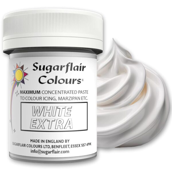 Sugarflair White Extra - wybielacz w żelu (42 g)
