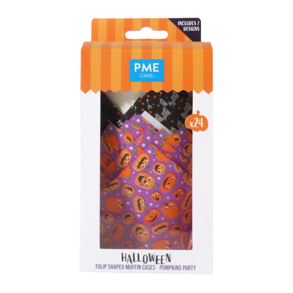 Papilotki TULIPANOWE NA Muffiny HALLOWEEN Pme