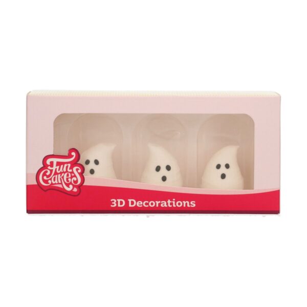 FunCakes Dekoracje cukrowe na Hallowee Duchy 3 szt - obrazek 4