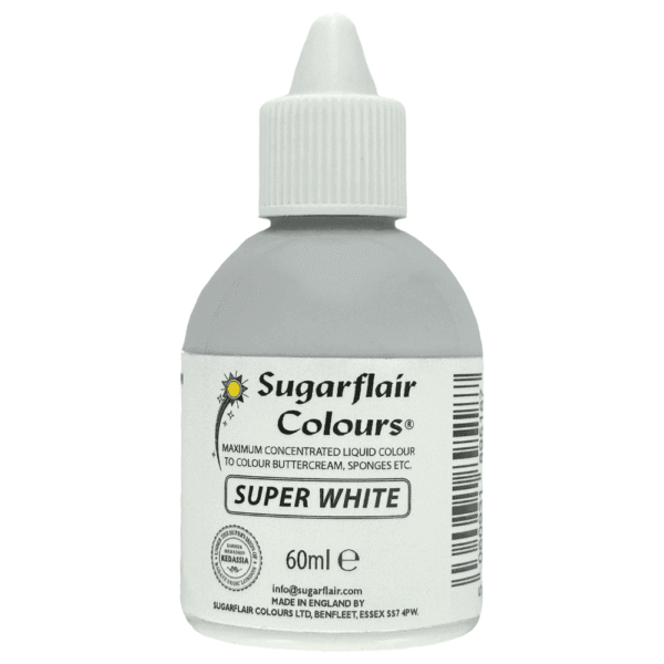 Barwnik do aerografu Sugarflair BIAŁY 60ml - obrazek 2
