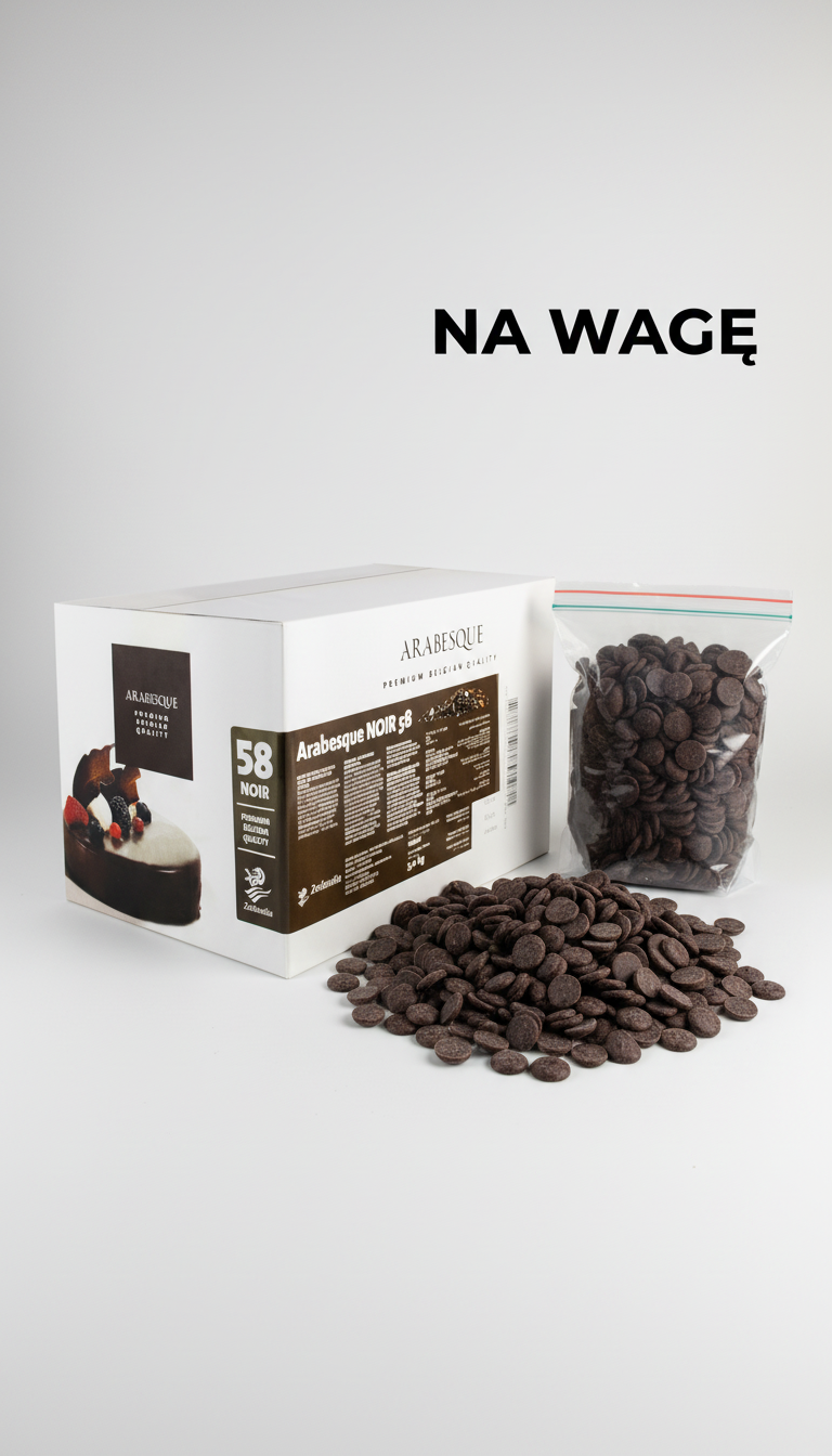 Belgijska Arabesque 58% Czekolada deserowa 0,250g