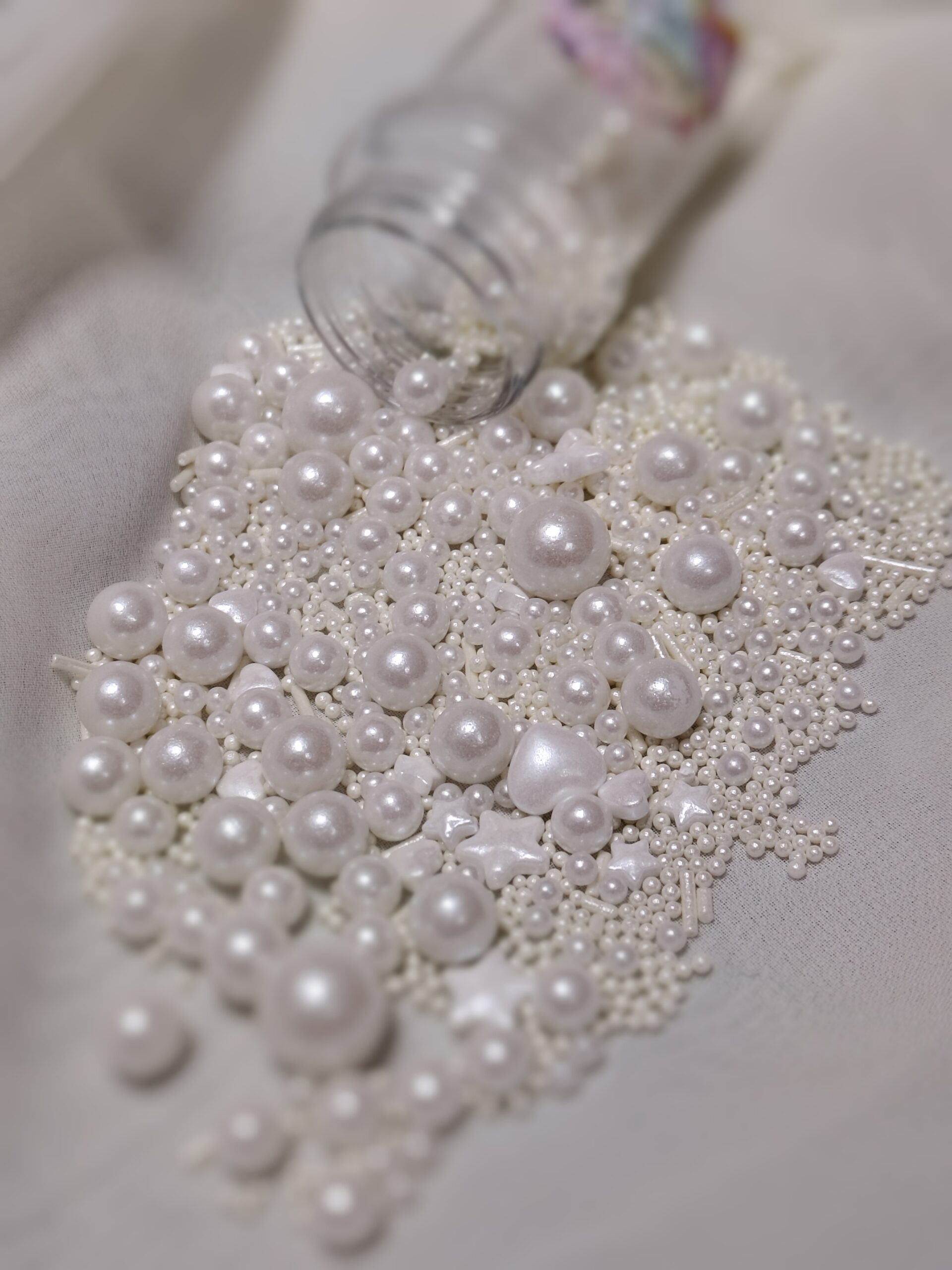 Posypka cukrowa - Sprinkle It! - LOVELY WHITE 70g - obrazek 2