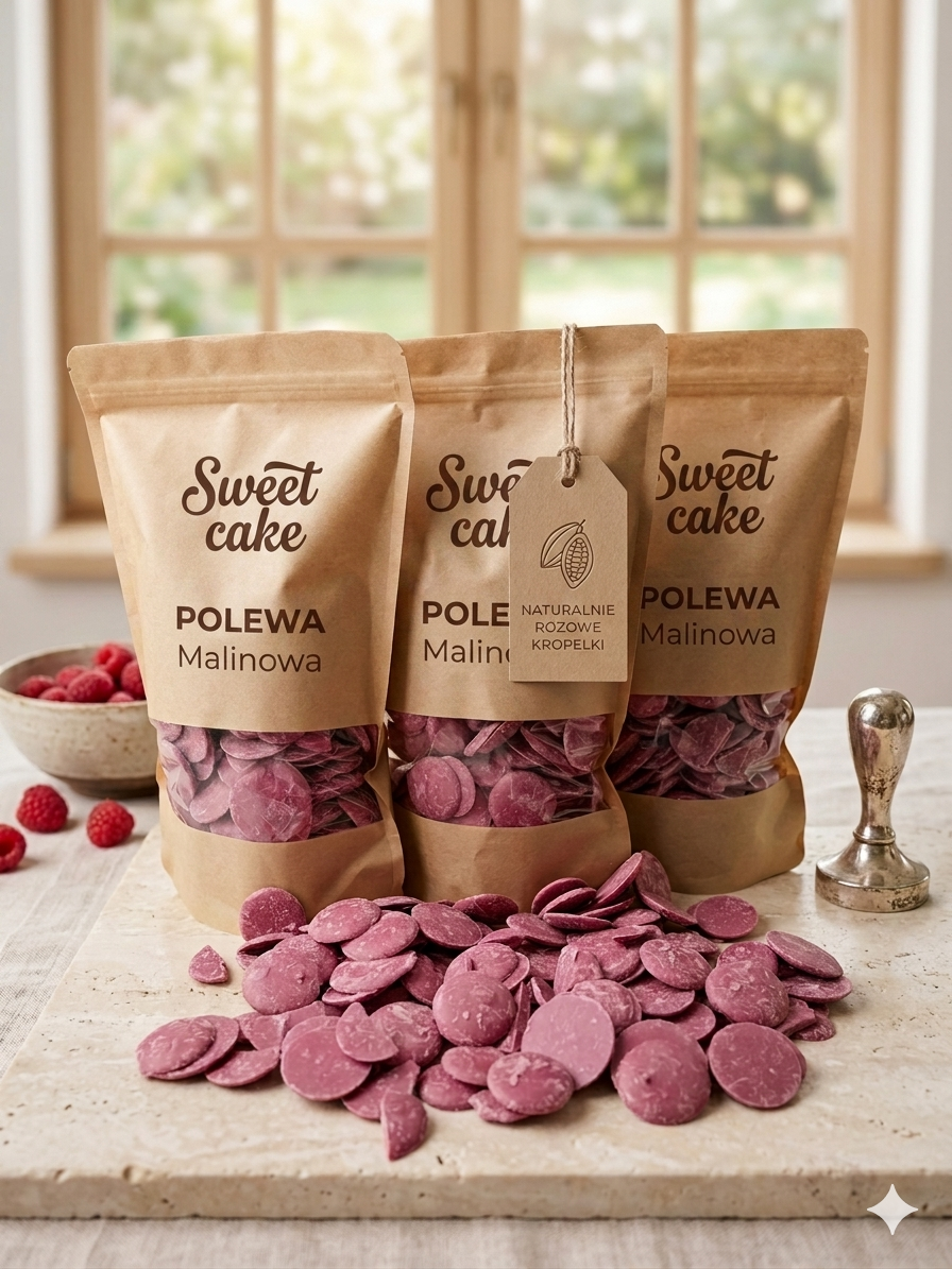 Polewa Satina Pro o smaku Malinowym 800g