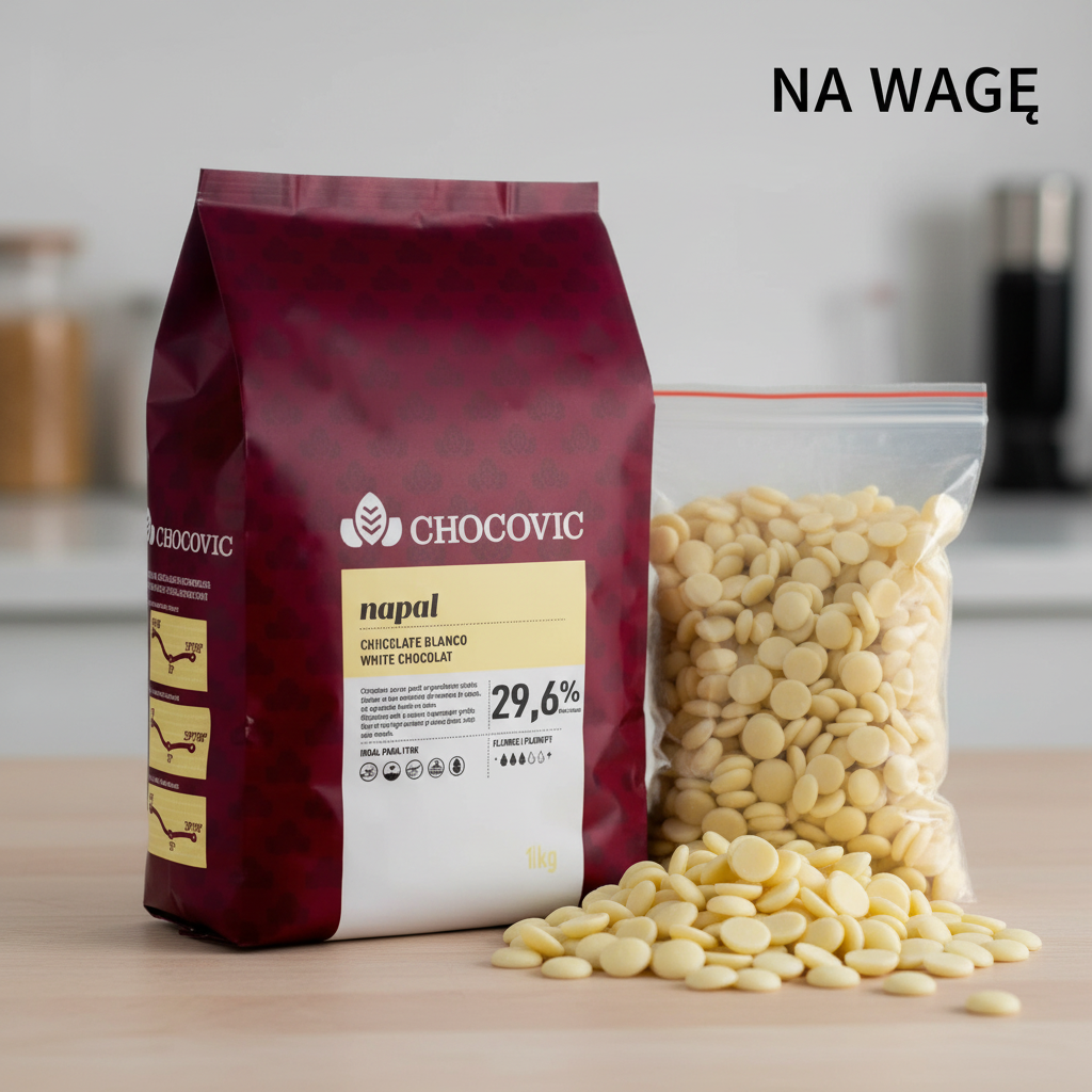 Czekolada Biała NAPAL Chocovik 29,6% 500g